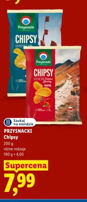 Chipsy Szlak na Czerwone Wierchy papryka Przysnacki promocja w Lidl