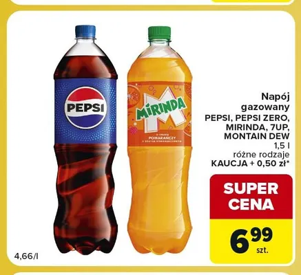 Napój gazowany Mirinda promocja w Carrefour Express