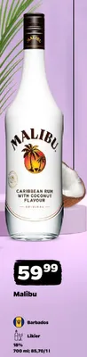 Likier Malibu promocja w Netto