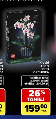 Klocki LEGO 10311 Orchidea promocja w Carrefour