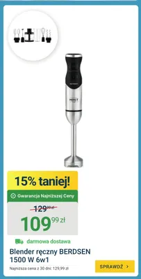 Blender ręczny Berdsen 6w1 promocja w ERLI