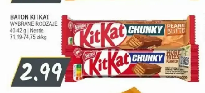 Baton KitKat Chunky promocja w Słoneczko