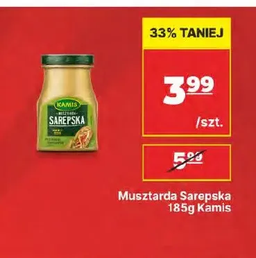 Musztarda Sarepska Kamis promocja w API Market
