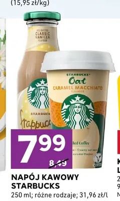 Napój kawowy Starbucks Frappuccino Vanilla promocja w Stokrotka