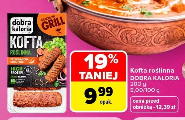 Kofta roślinna Dobra Kaloria promocja w Carrefour