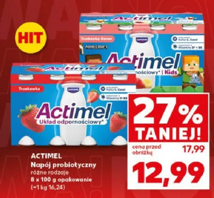 Napój probiotyczny różne rodzaje promocja w Kaufland