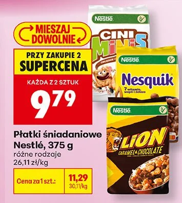 Płątki śniadaniowe Cookie crisp promocja w Biedronka