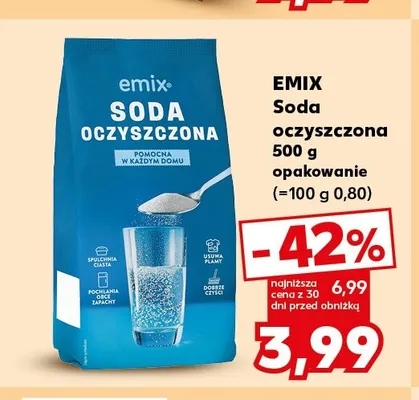Soda oczyszczona Emix promocja w Kaufland