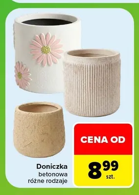Doniczka betonowa promocja w Carrefour