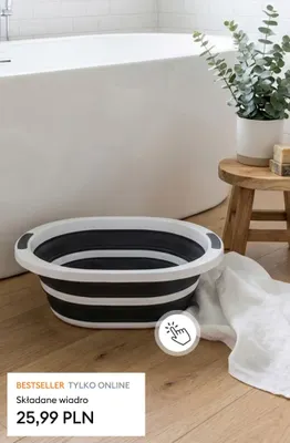 Składane wiadro promocja w Sinsay