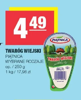 Twaróg wiejski Piątnica promocja w SPAR