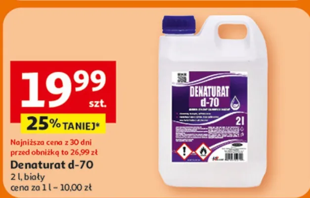 Denaturat d-70 promocja w Auchan