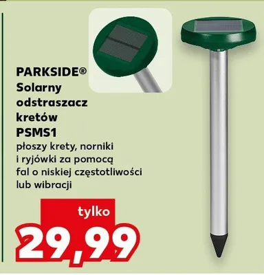 Solarny odstraszacz kretów Parkside PSMS1 promocja w Kaufland