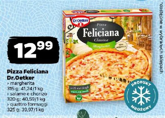 Pizza Feliciana salame e chorizo Dr.Oetker promocja w Netto
