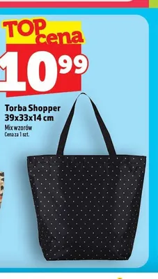 Torba shopper 39x33x14 cm promocja w TOPAZ