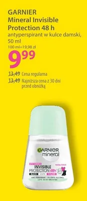Antyperspirant w kulce damski Garnier Mineral Invisible Protection 48h promocja w Hebe