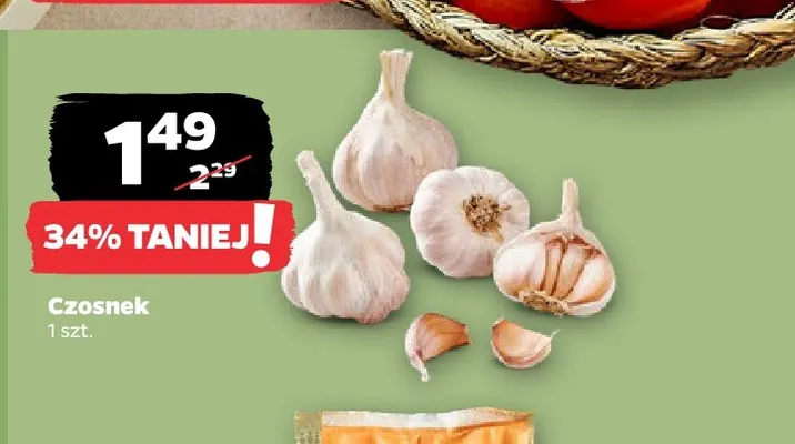 Czosnek promocja w Netto
