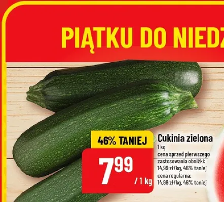 Cukinia zielona promocja w POLOmarket