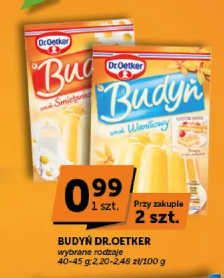 Budyń śmietankowy Dr. Oetker promocja w Euro Sklep
