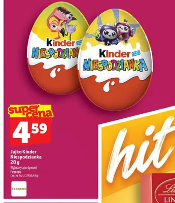 Jajko Kinder Niespodzianka promocja w TOPAZ