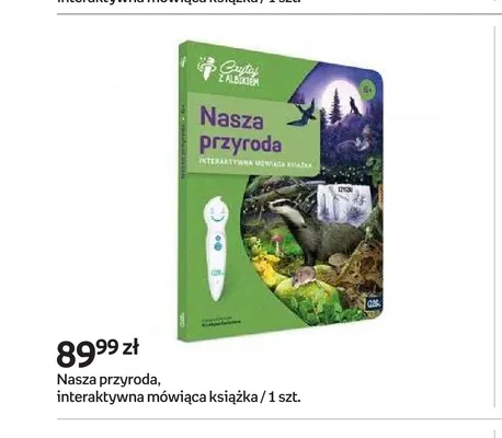 Książka interaktywna mówiąca Nasza przyroda promocja w Empik
