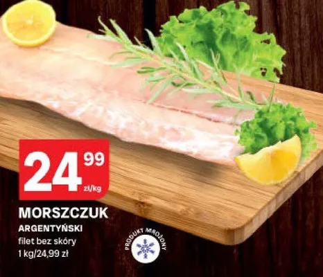 Morszczuk argentyński filet bez skóry promocja w Chorten