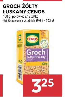 Groch żółty łuskany Cenos promocja w Stokrotka