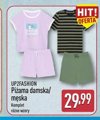 Piżama męska UP2FASHION promocja w Aldi