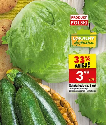 Sałata lodowa promocja w Twój Market
