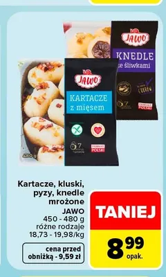 Kartacze z mięsem mrożone Jawo promocja w Carrefour