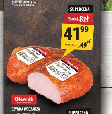 Szynka wędzarza Olewnik promocja w Arhelan
