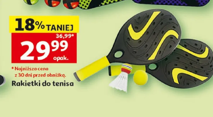 Rakietki do tenisa promocja w Auchan