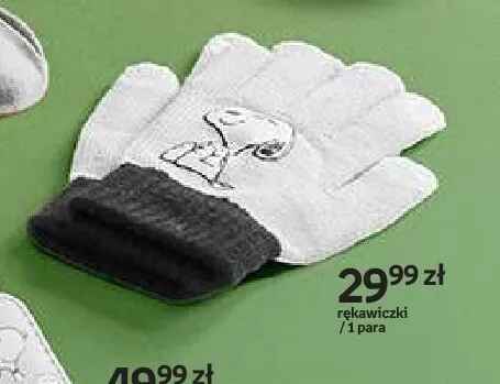 Rękawiczki Snoopy Winter promocja w Empik