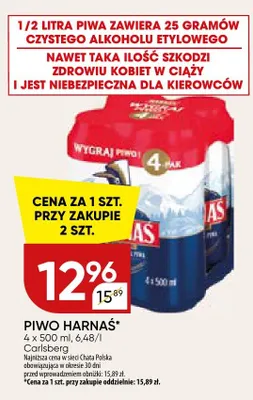 Piwo Harnaś promocja w Chata Polska