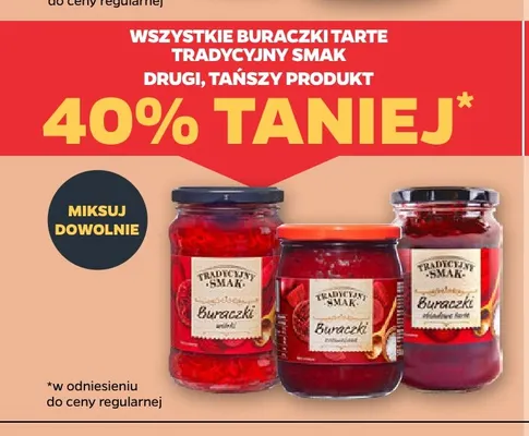 Buraczki wiórki Tradycyjny Smak promocja w Netto