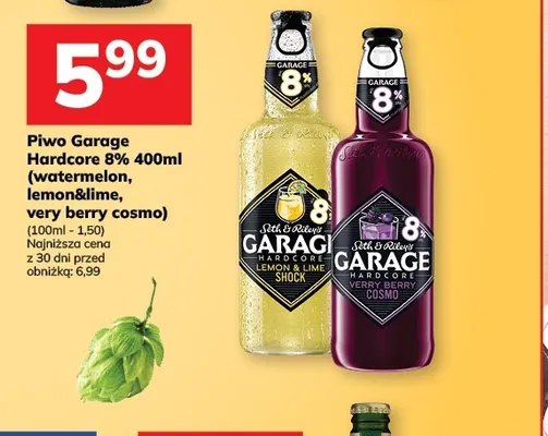 Piwo Garage Hardcore 8% lemon & lime promocja w Hitpol