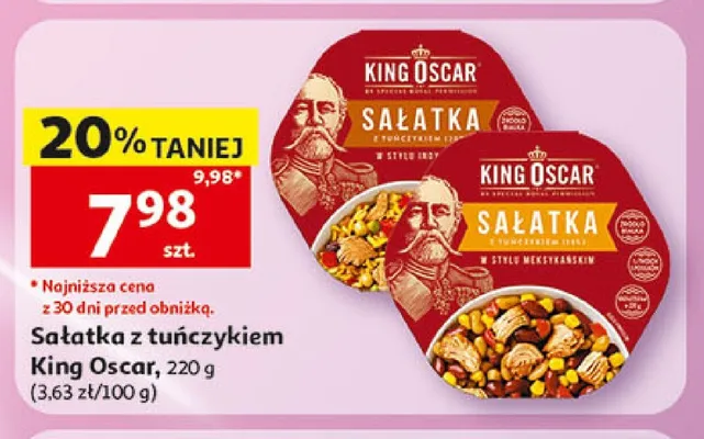 Sałatka z tuńczykiem King Oscar promocja w Auchan