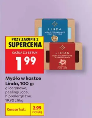 Mydło w kostce Linda promocja w Biedronka
