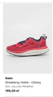 Sneakersy niskie Keen różowy promocja w Lounge by Zalando