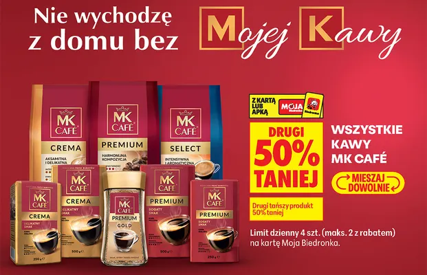 Kawa mielona MK Café Crema promocja w Biedronka