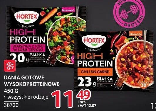 Dania gotowe wysokoproteinowe Hortex 450g - różne rodzaje promocja w Selgros