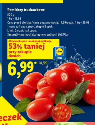 Pomidory truskawkowe promocja w Lidl