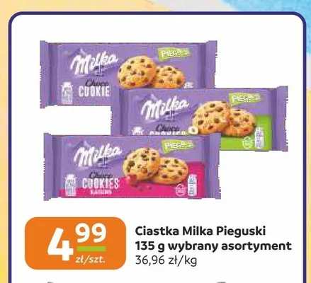 Ciastka Milka Pieguski promocja w Gama