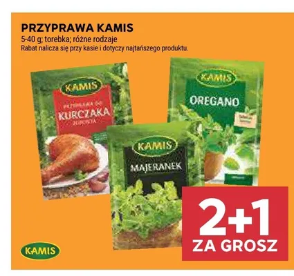 Przyprawa do kurczaka Kamis promocja w Stokrotka