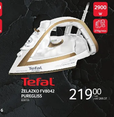 Żelazko Tefal FV8042 PUREGLISS promocja w Selgros