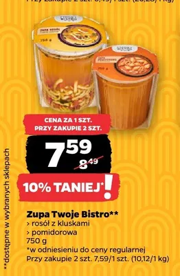 Zupa pomidorowa Twoje Bistro promocja w Netto