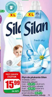 Płyn do płukania sensitive promocja w Dino