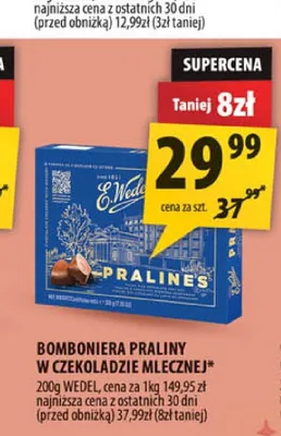 Bomboniera Praliny w czekoladzie mlecznej E.Wedel promocja w Arhelan