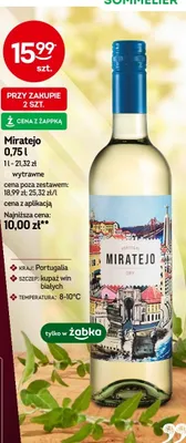 Wino Miratejo promocja w Żabka