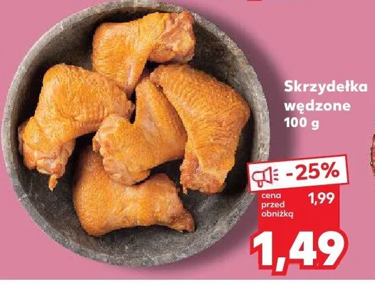 Skrzydełka wędzone promocja w Kaufland